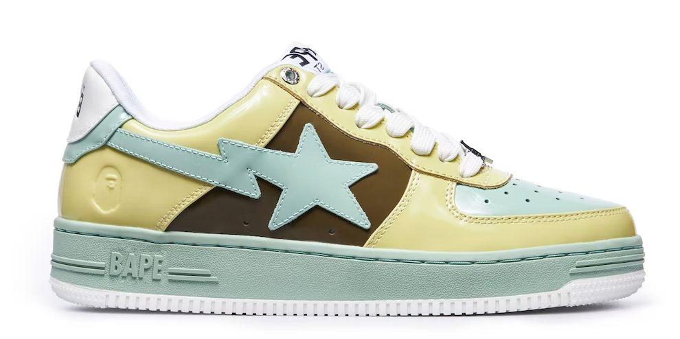 A Bathing Ape Sta Nostalgic Yellow Green