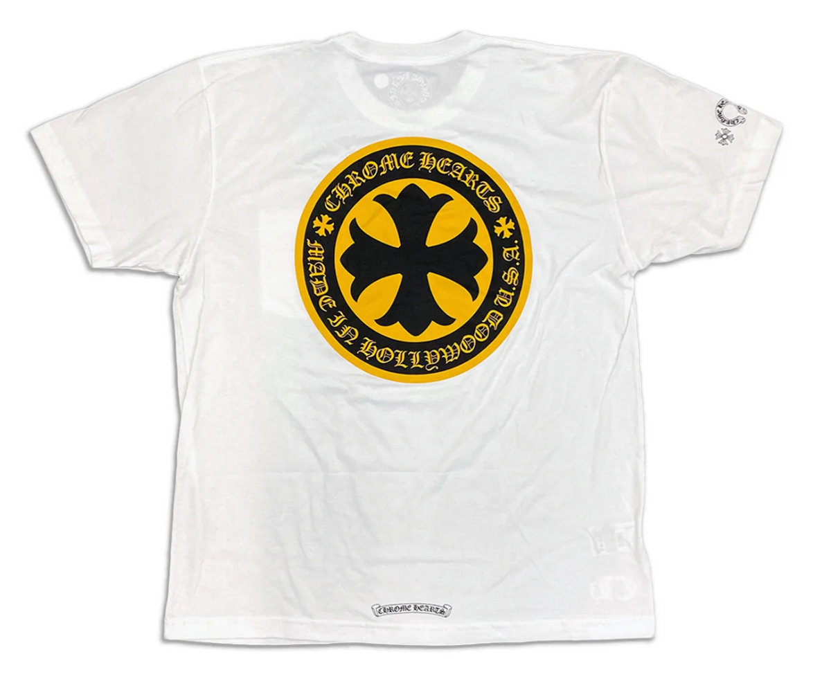 Hollywood Plus T-Shirt White/Yellow