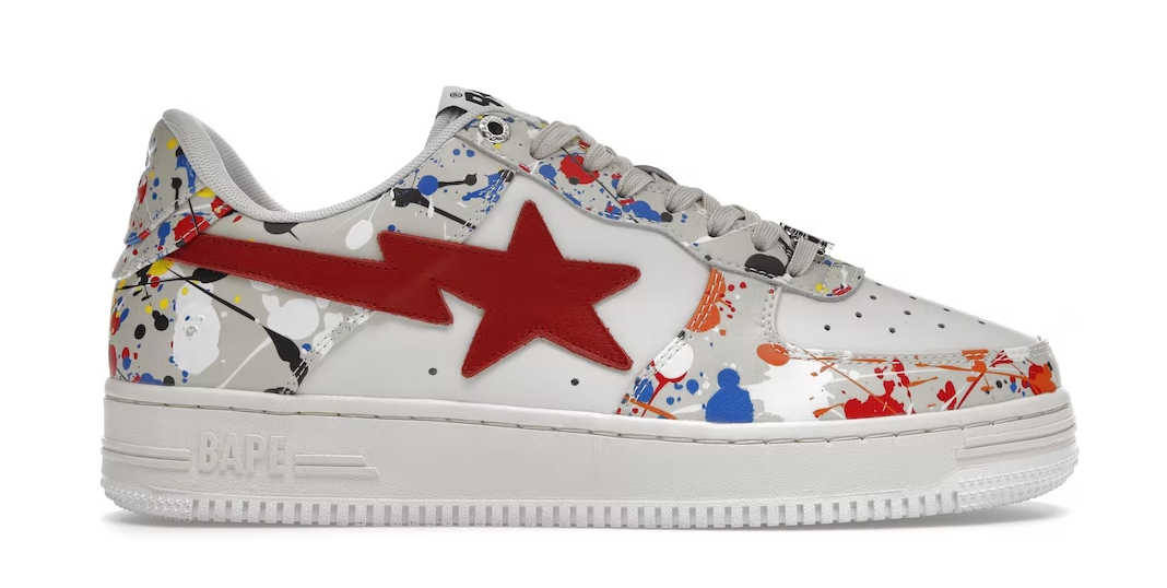 A Bathing Ape Sta Paint Beige