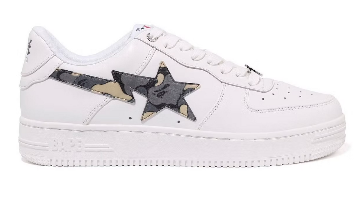 A Bathing Ape Sta White Multi Camo US Exclusive