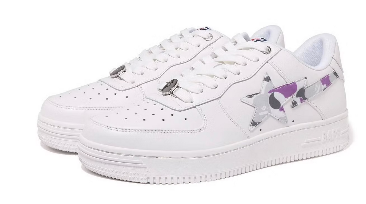 A Bathing Ape Sta White Multi Camo US Exclusive