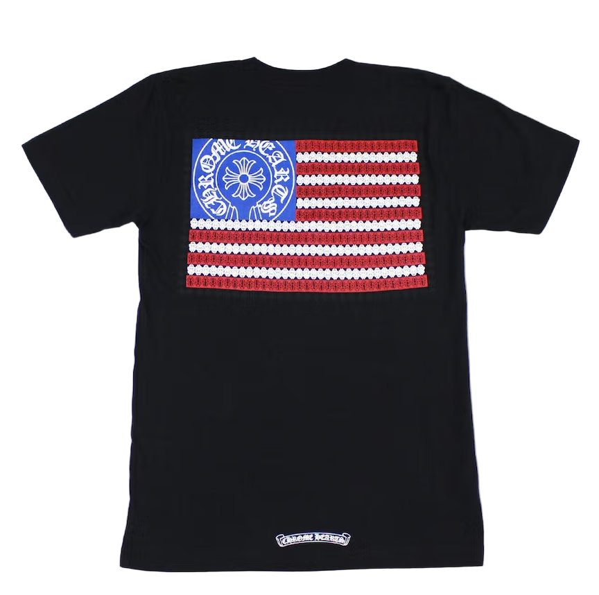 American Flag Dagger T-shirt Black