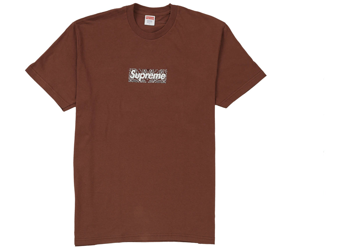 Bandana Box Logo Tee Brown