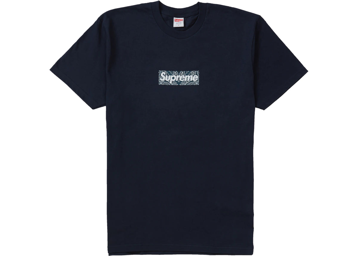 Bandana Box Logo Tee Navy