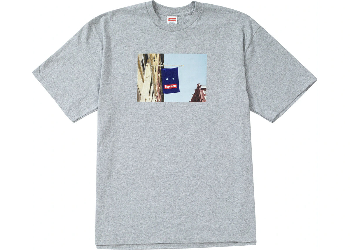 Banner Tee Heather Grey