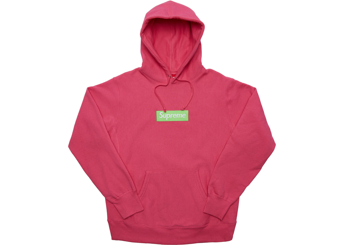 Box Logo Hooded Sweatshirt (FW17) Magenta