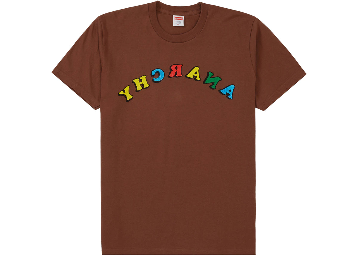 Jamie Reid Anarchy Tee Brown