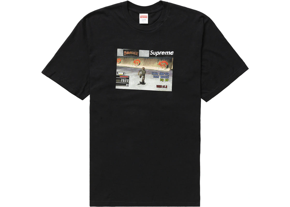 Thrasher Game Tee Black