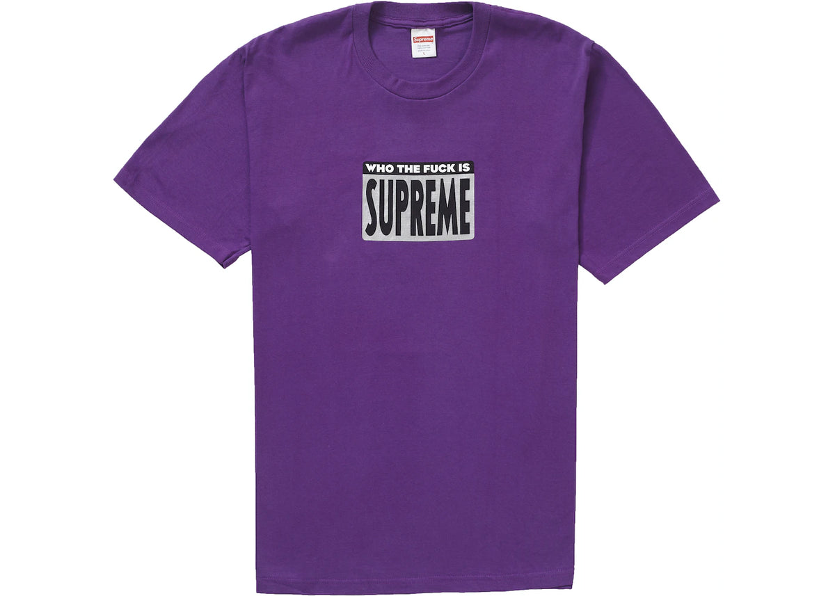 Who The F*ck Tee Purple