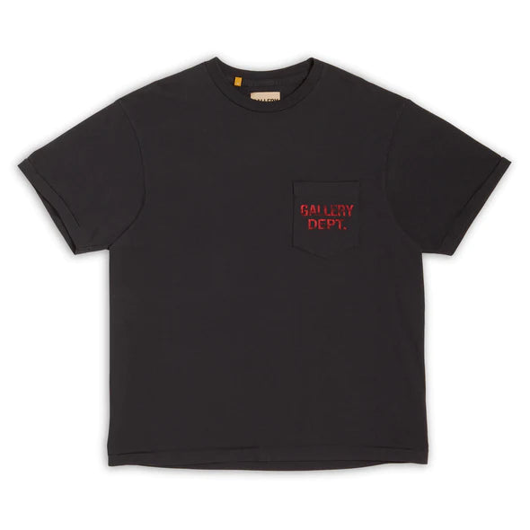 Logo Pocket Tee Black
