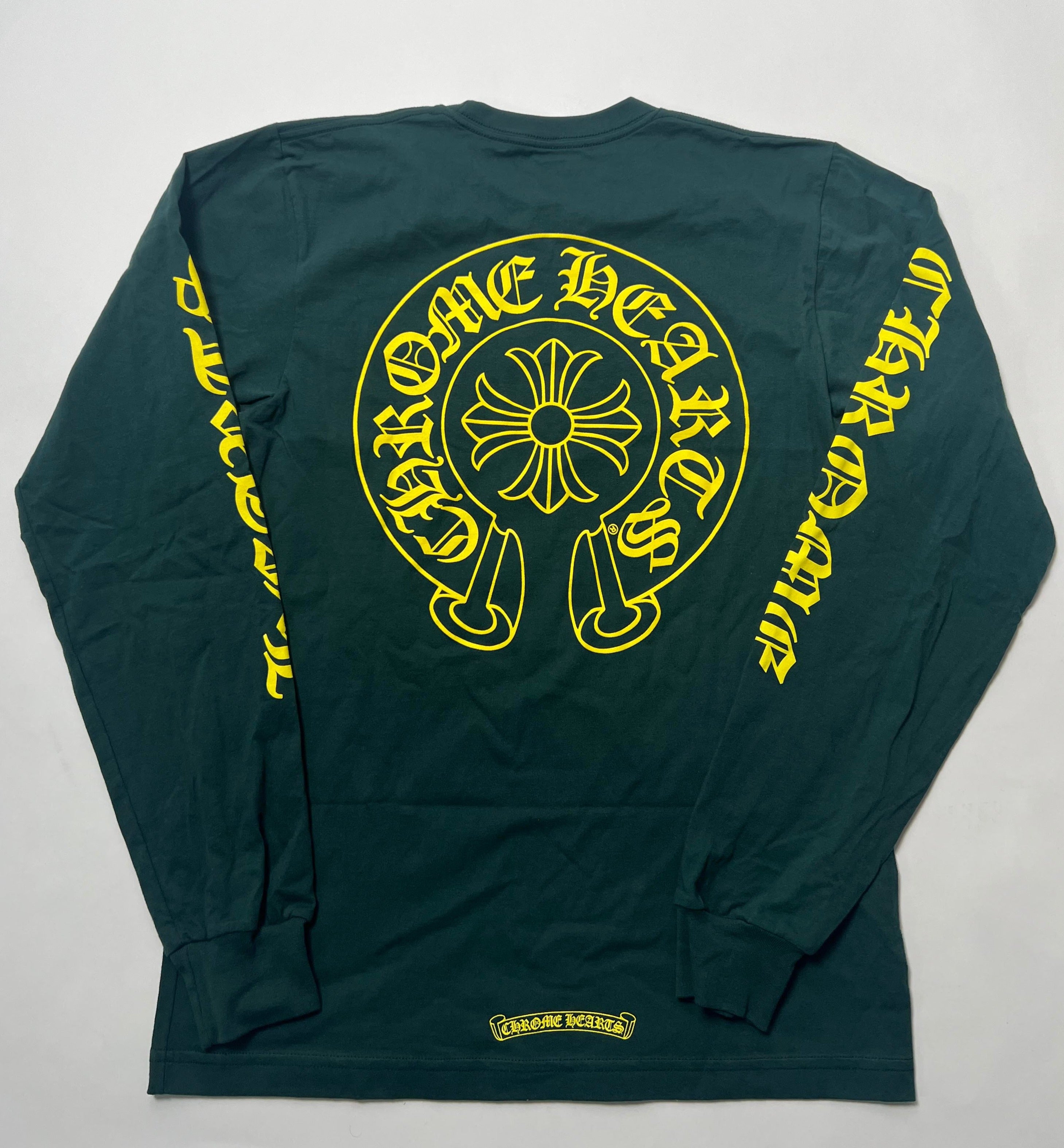 Horseshoe L/S T-Shirt Green/Yellow