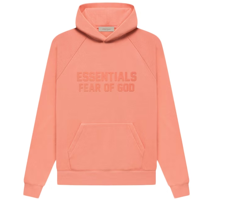 Essentials Hoodie Coral