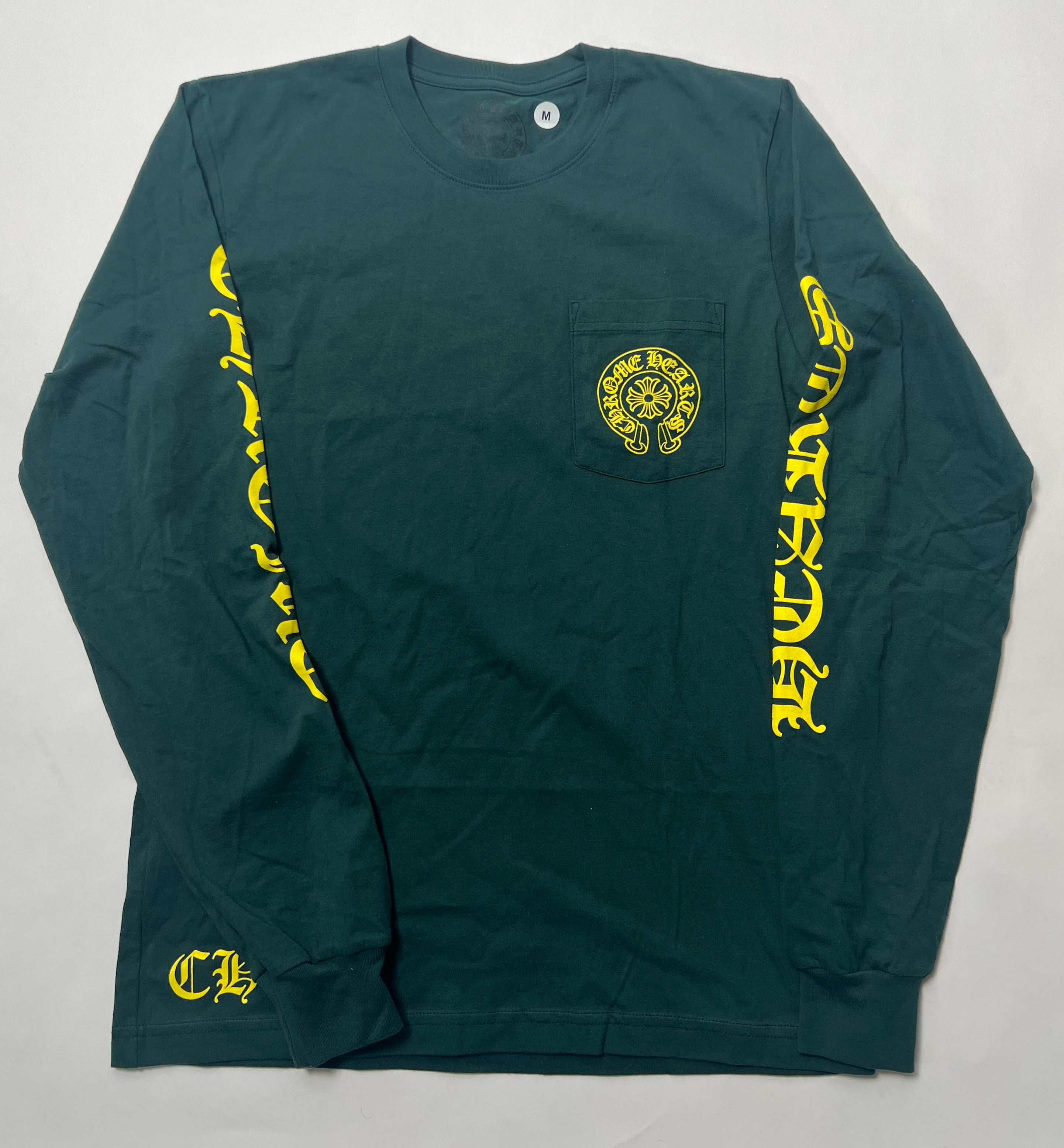 Horseshoe L/S T-Shirt Green/Yellow