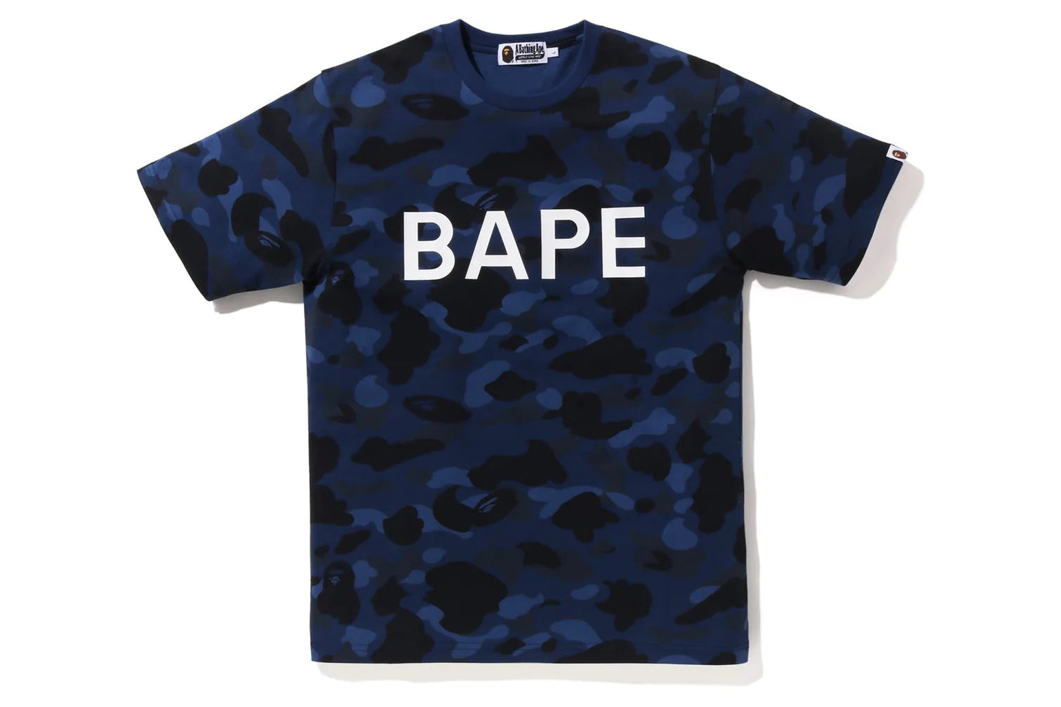 Color Camo Logo Tee Navy