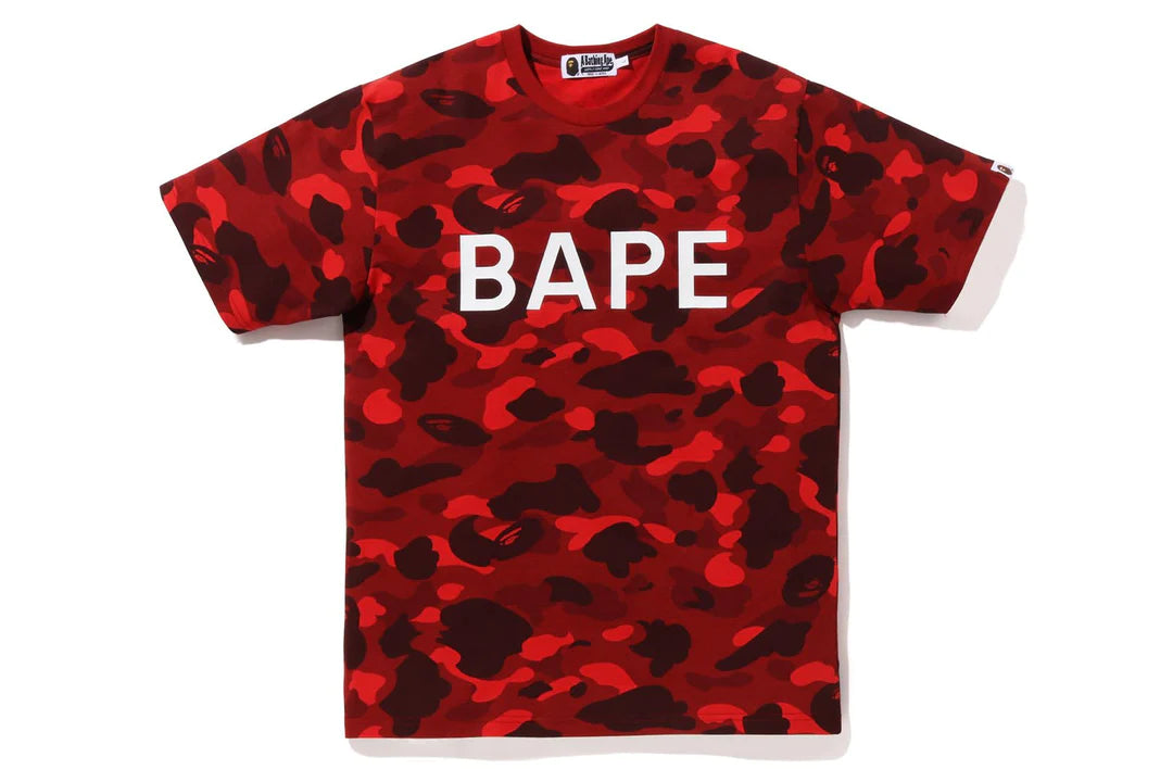 Color Camo Logo Tee Red