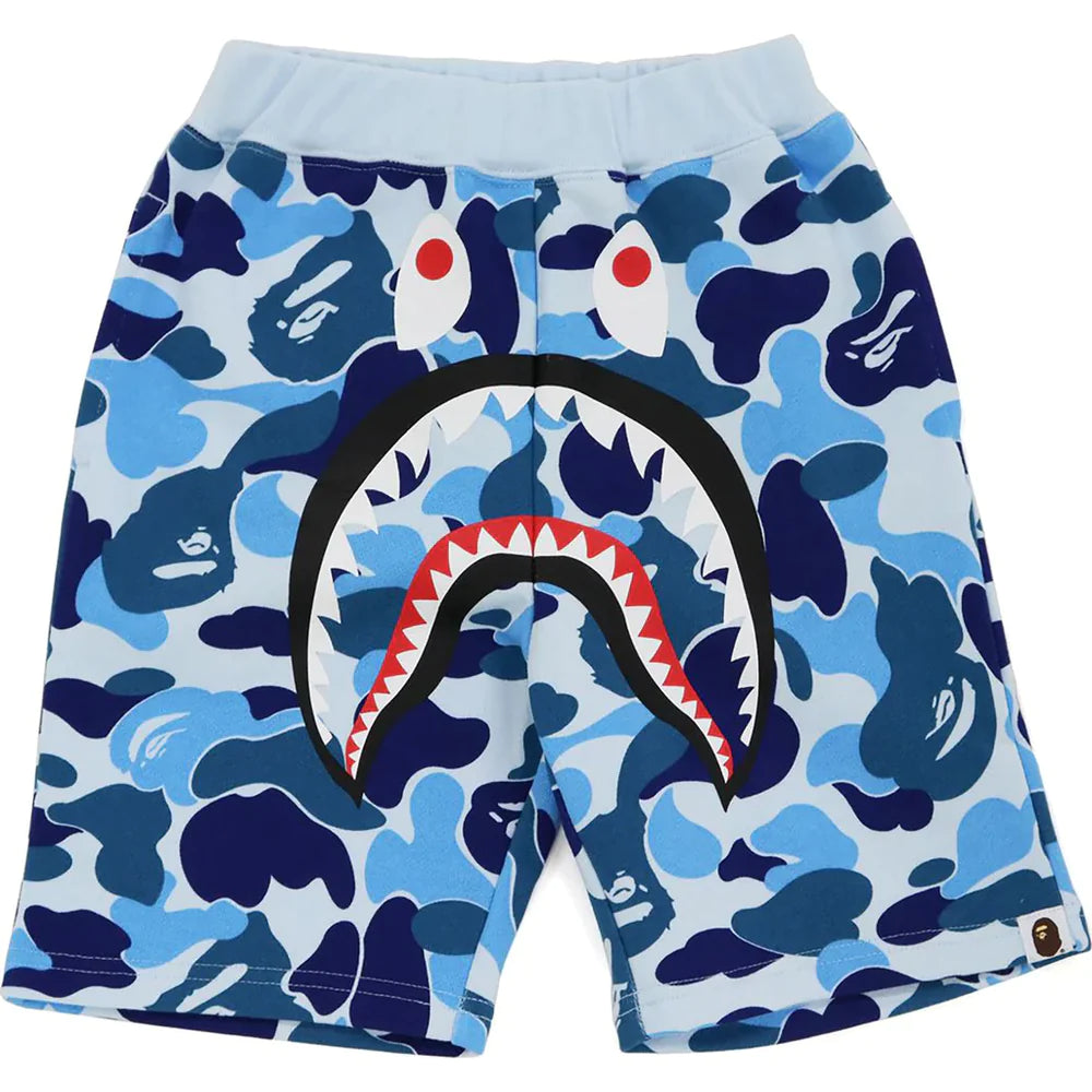 ABC Camo Shark Sweat Shorts Blue