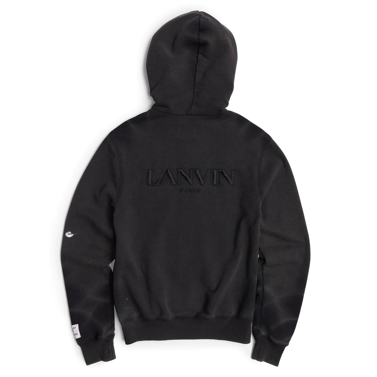 x Lanvin Zip-Up Hoodie Black