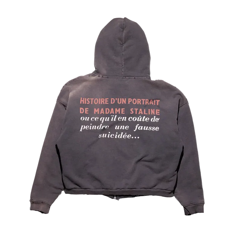 Madame Staline Thermal Zip Up Hoodie (Exclusive)
