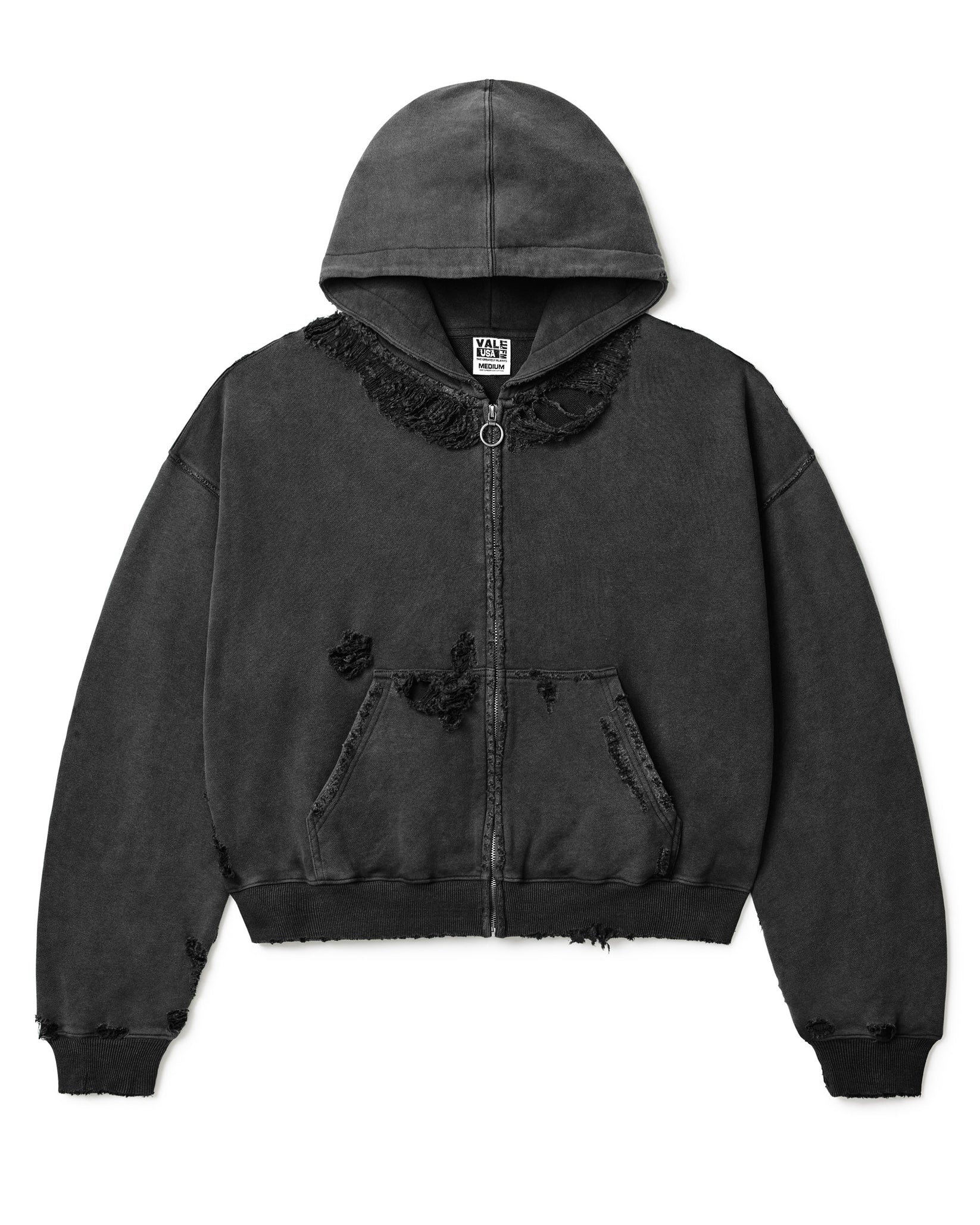 Destroyer Hoodie Black Zip Up