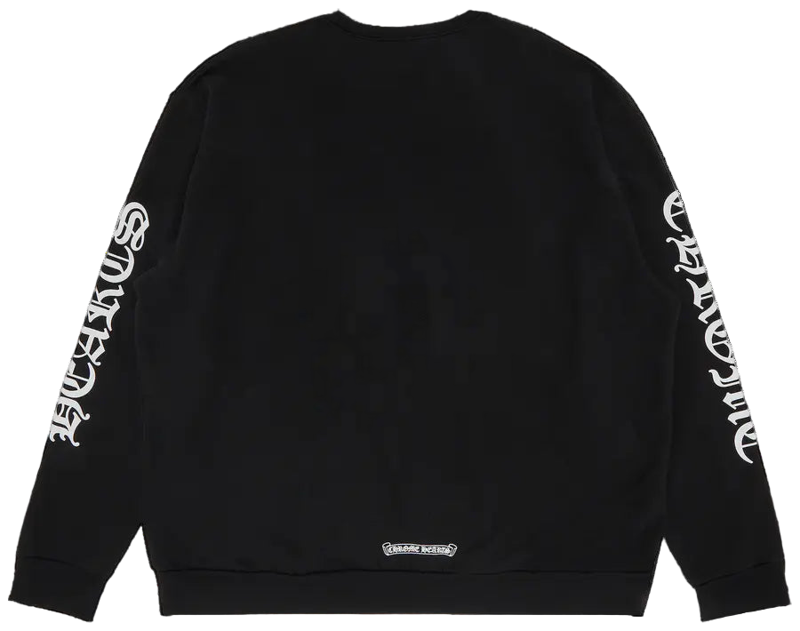Neck Logo Crewneck Sweatshirt 'Black'