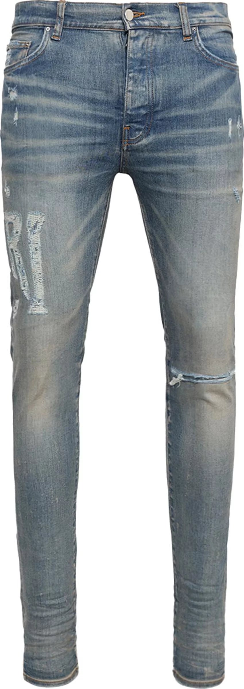 Distressed Logo Jean Clay Indigo