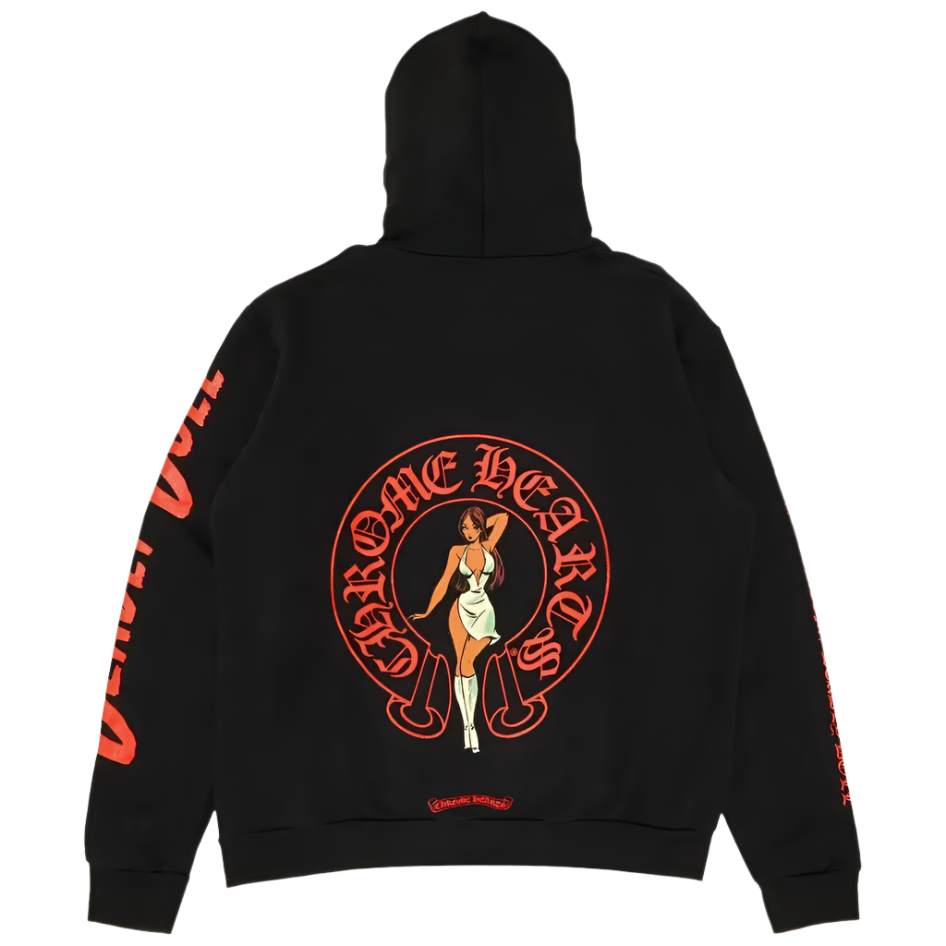 Deadly Doll Online Exclusive Hoodie 'Black/Red'