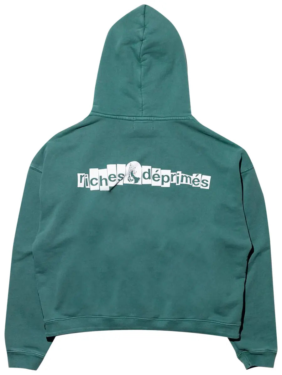 Enfants Riches Déprimés Pathetic Japanese Rabbit Hoodie 'Pine Green/White'