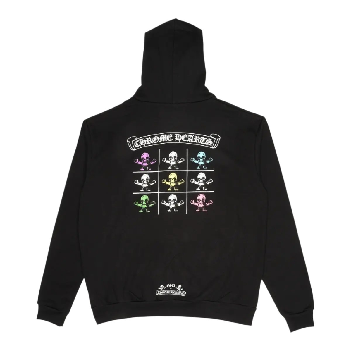 Foti Multi Teeter Harris Logo Zip Up Hooded Sweatshirt Black