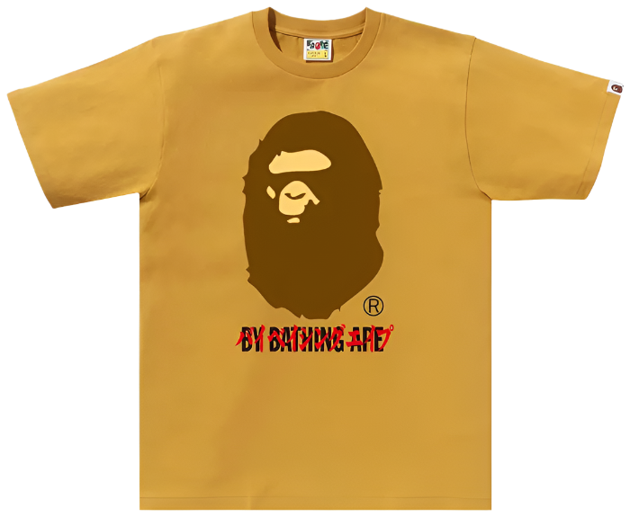 BAPE Katakana By Bathing Ape Tee 'Yellow'