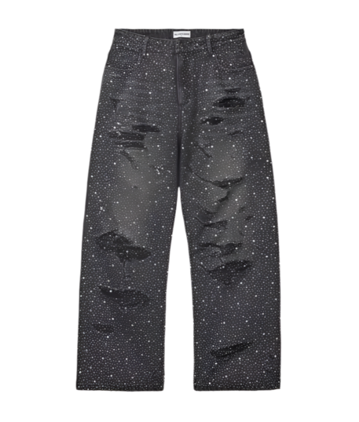 Black Classic Rain Denim