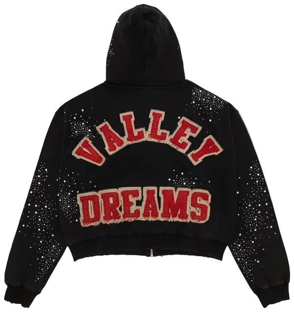 Pluto Custered Zip Up 'Black'