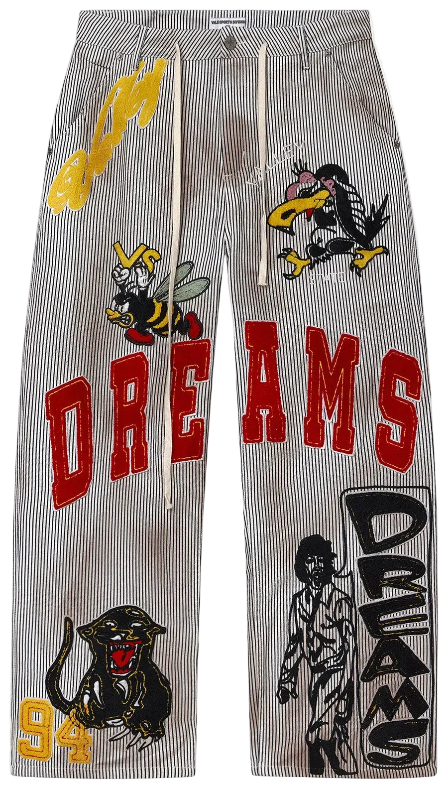 Pinstripe Work Pants