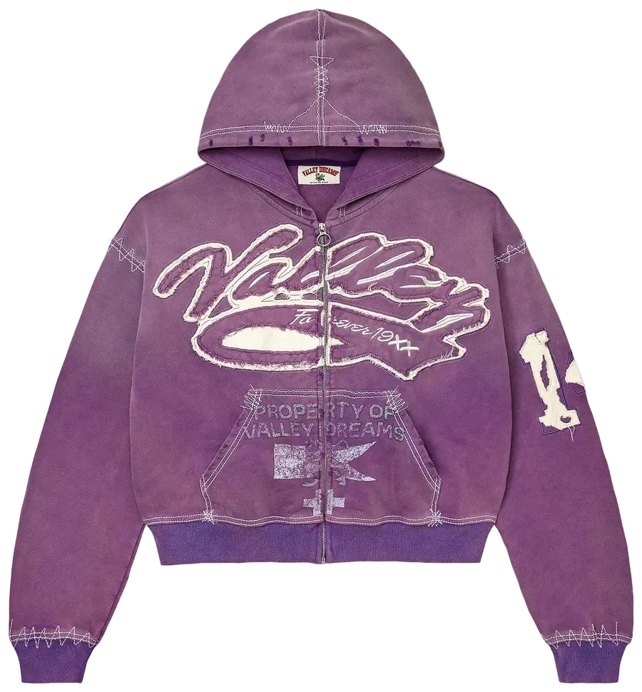 Religion Zip Up Purple