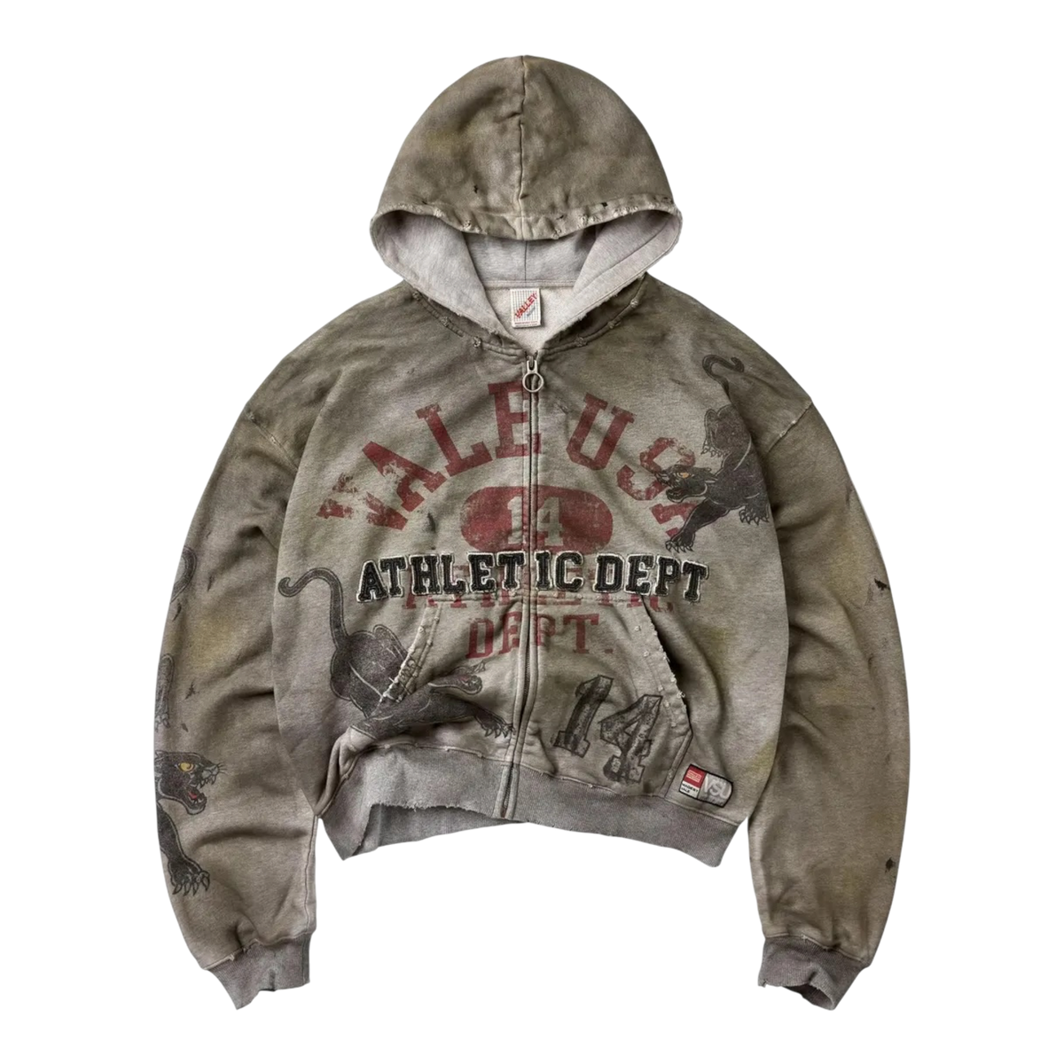 Varsity Zip Up Hoodie