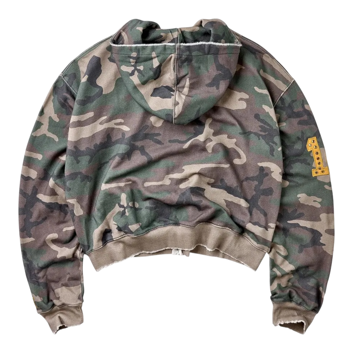 Vale Camo Zip Up Hoodie