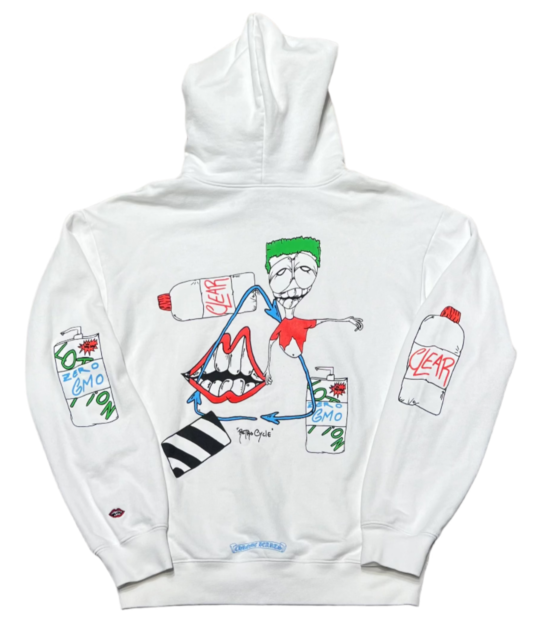 Matty Boy White Retro Cycle Hoodie