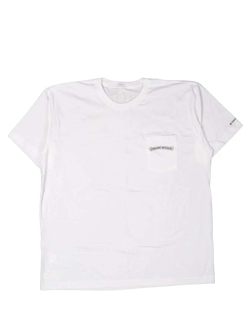 Scroll Logo White/Black Tee