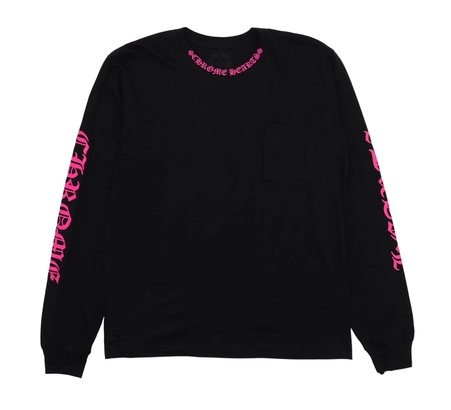 Pink Pocket Longsleeve Tee