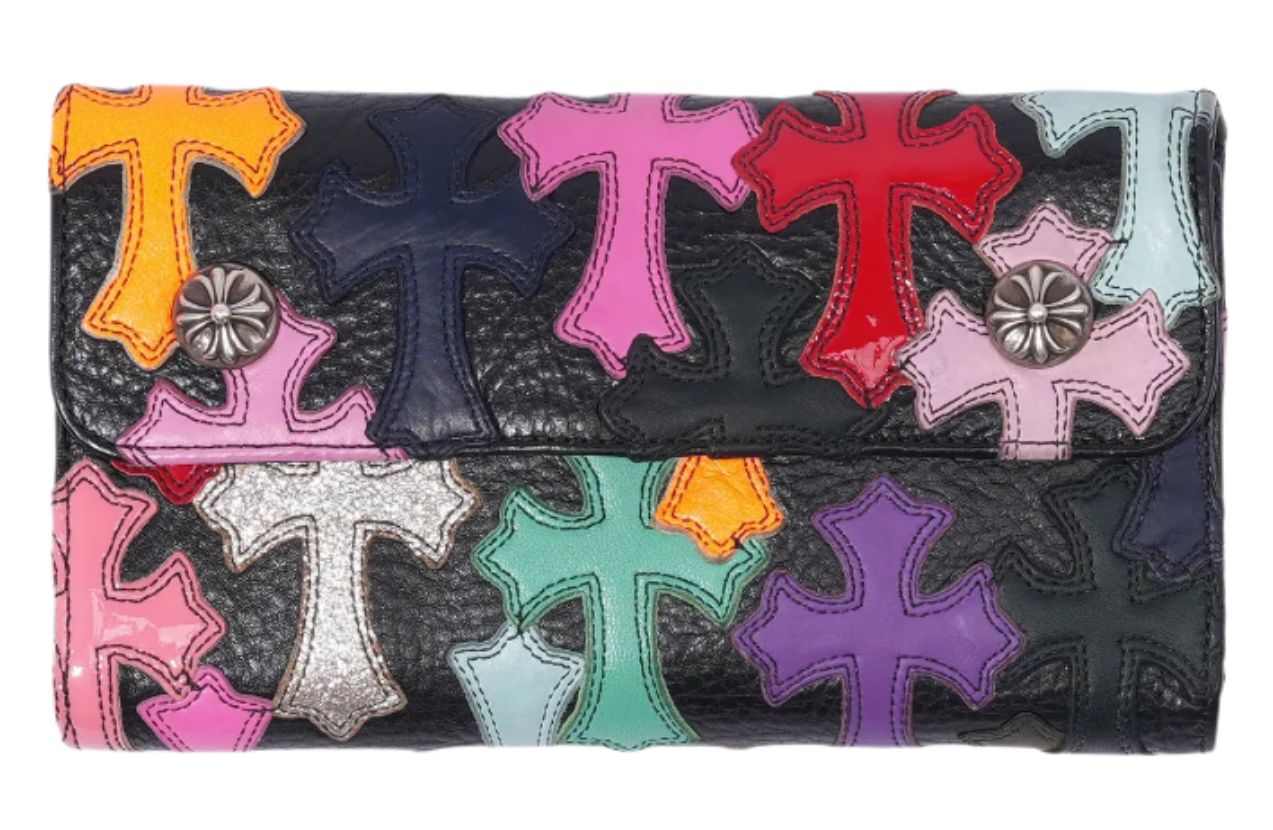Multicolor Cross Patch 'WAVE' Wallet