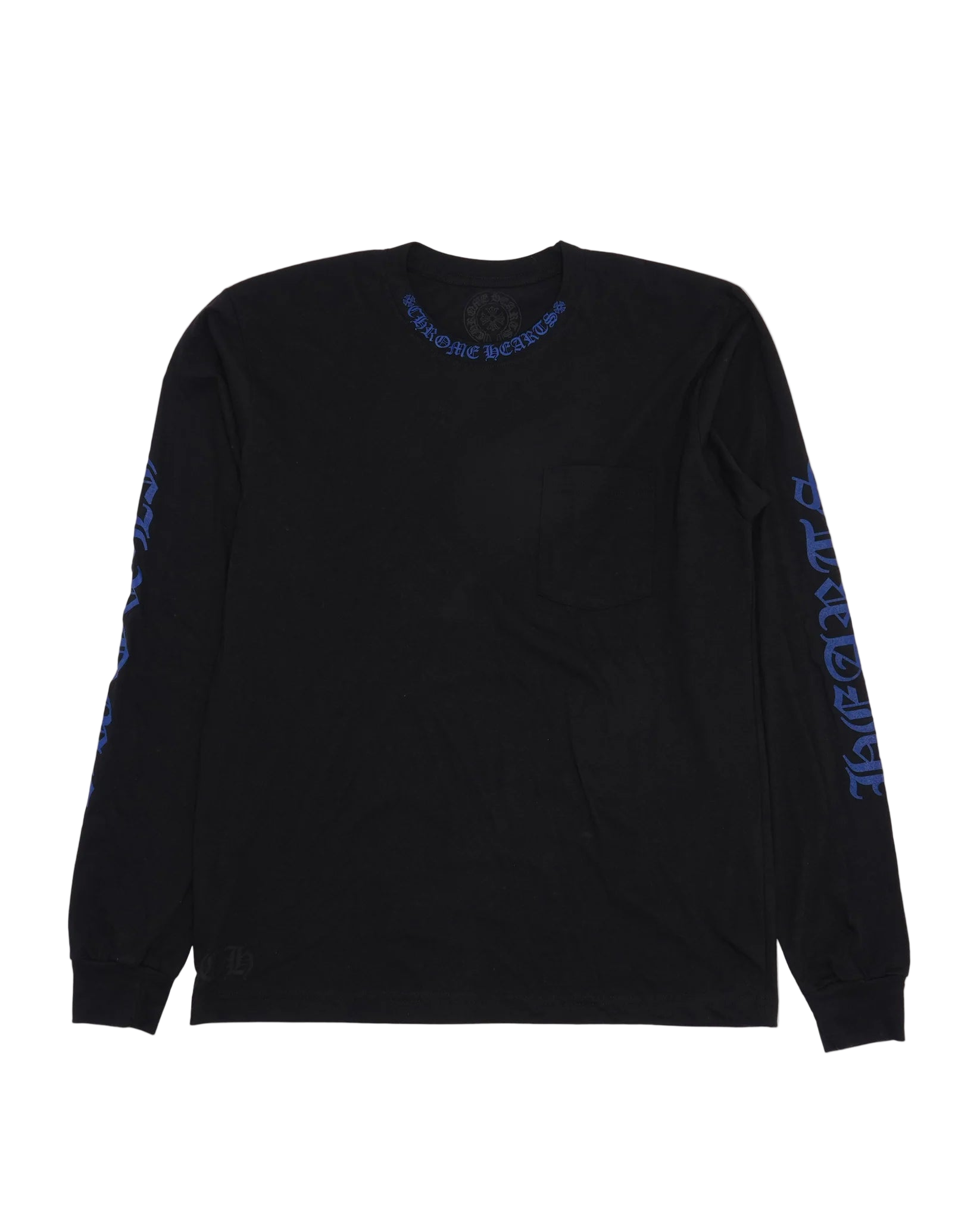 Blue Neck Logo L/S Tee