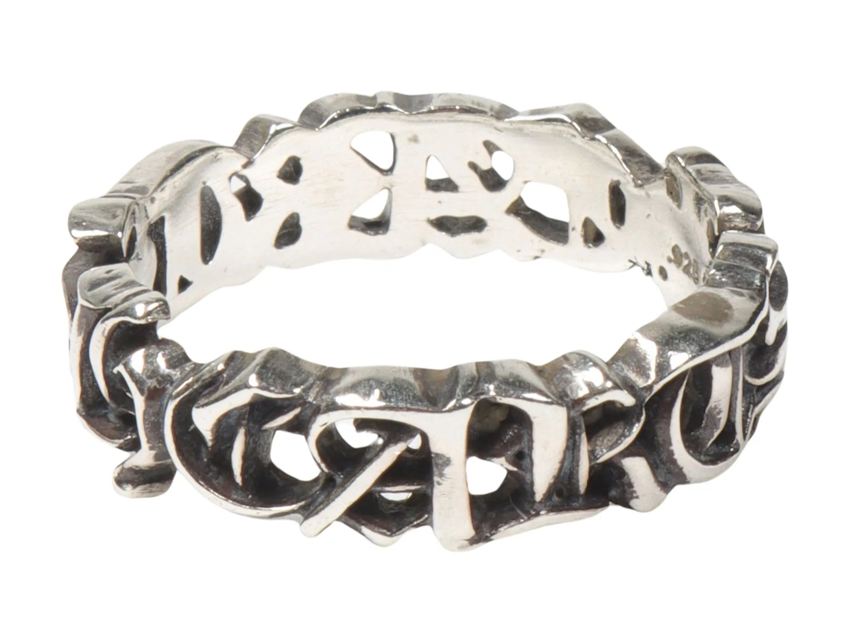 Chrome Hearts Spellout Ring