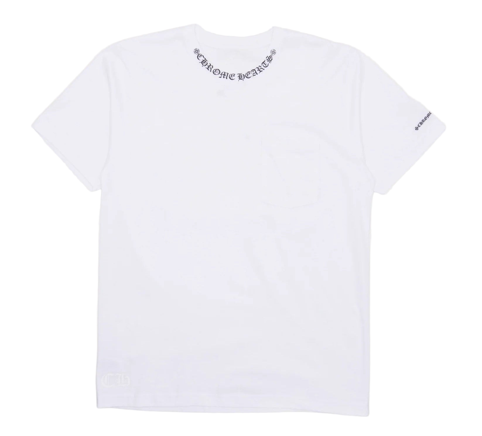 Chrome Hearts Neck Letters Logo T-shirt