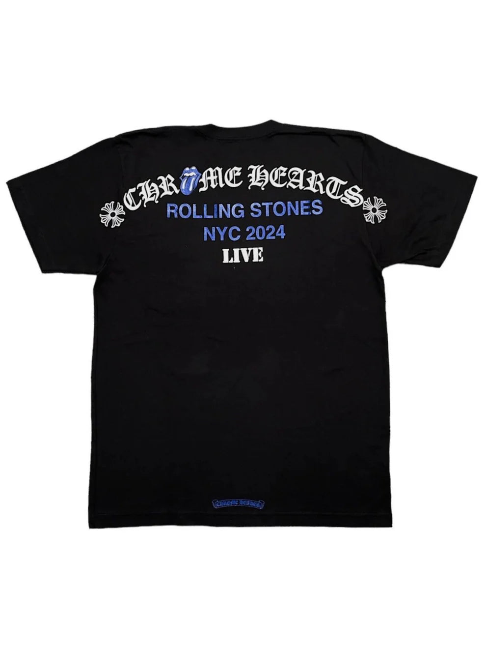 Black Rolling Stone 2024 Black/Blue NY Tee