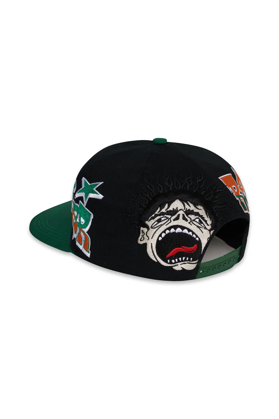 Records Snapback Black/Green Hat