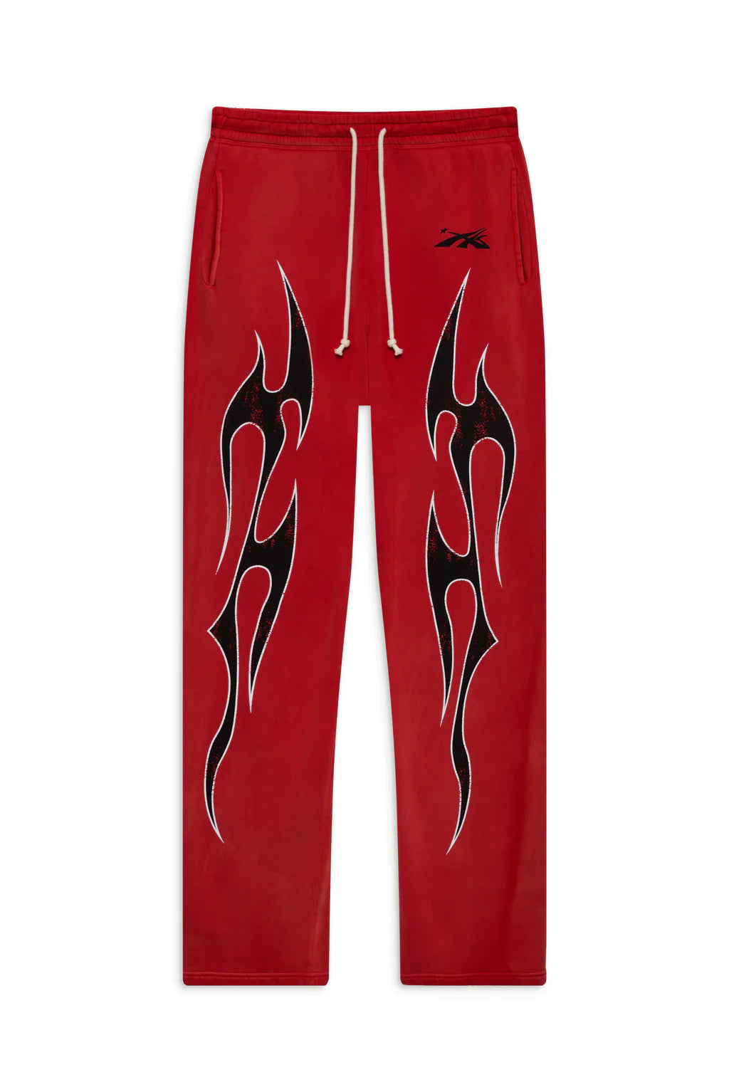 Halloween Flame Sweatpants Red