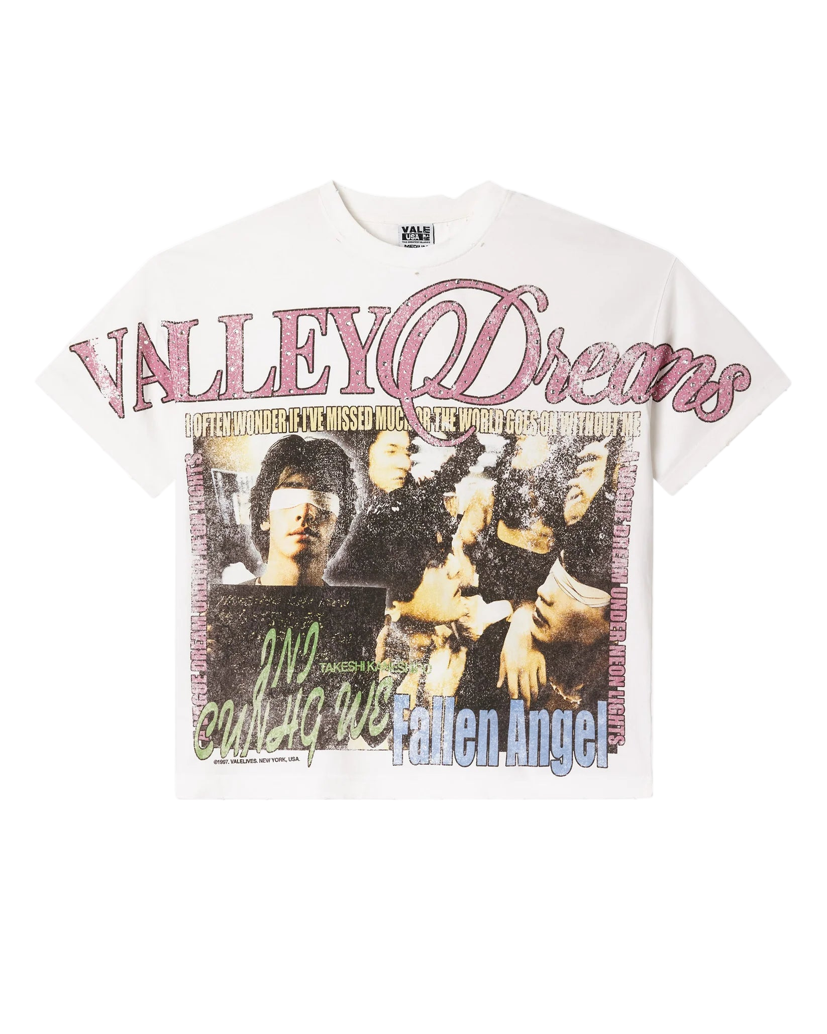 White Fallen Bling Tee