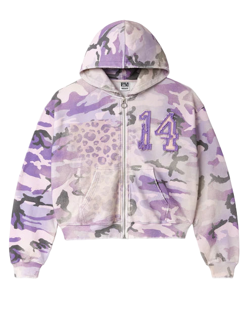 Purple Wayne Zip Up