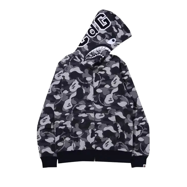 BAPE x CDG Osaka Shark Full Zip Hoodie