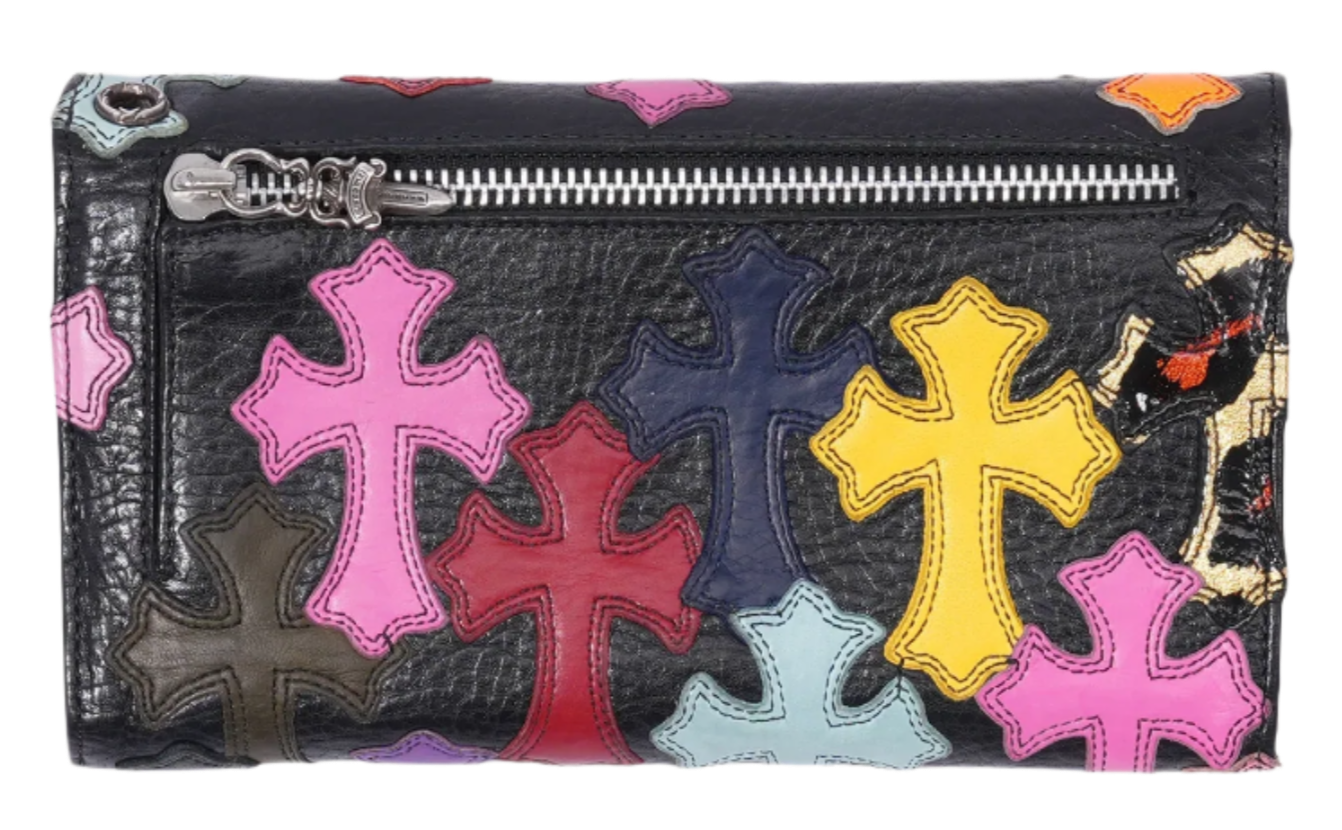 Multicolor Cross Patch 'WAVE' Wallet