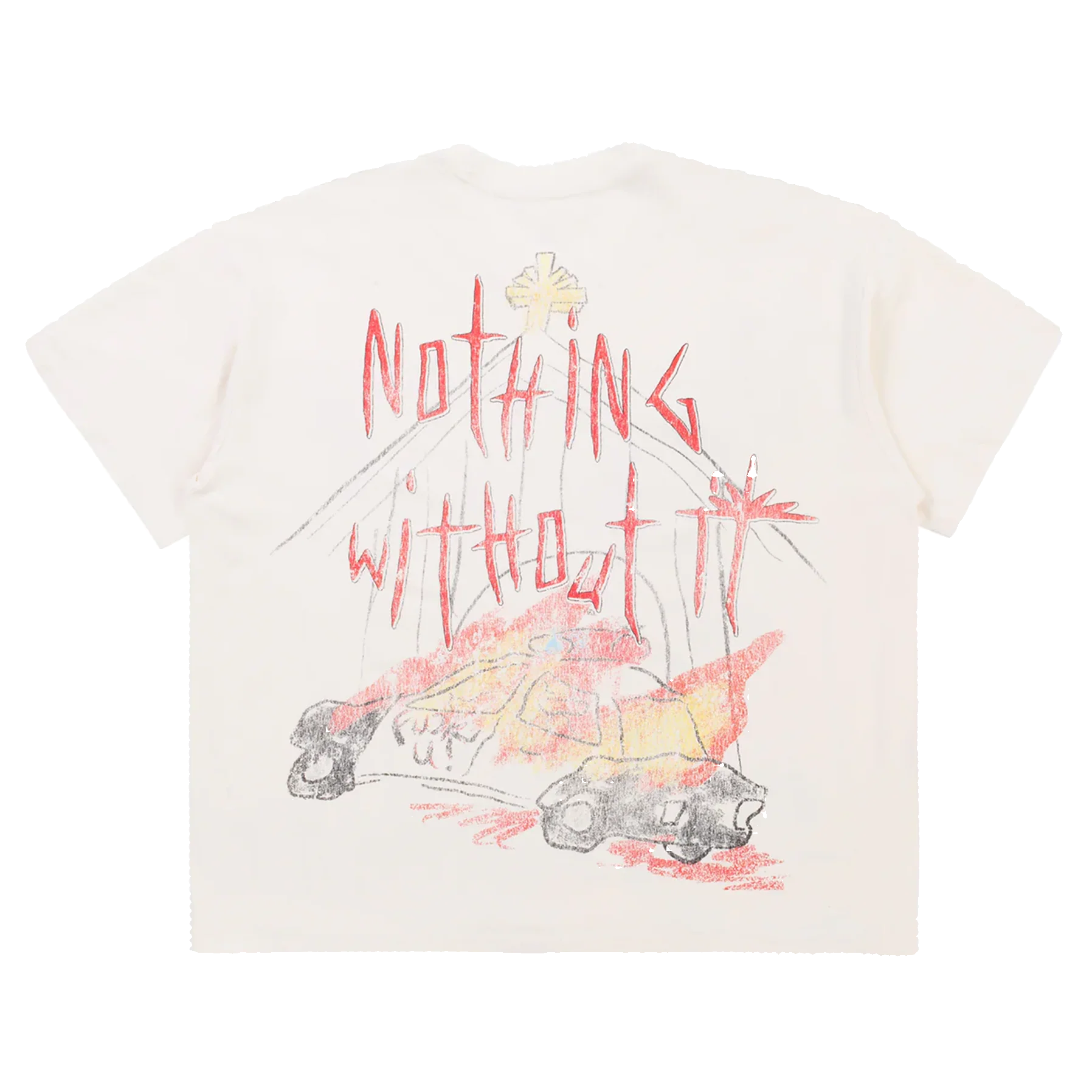 Vertabrae Riot Tee Vintage White